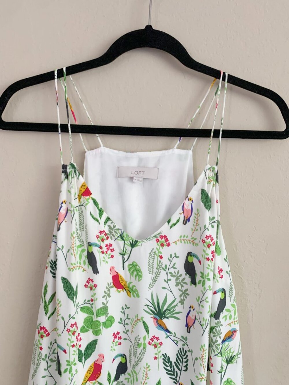 Ann Taylor LOFT Toucan Swing Dress • Women’s Medium - Picture 2 of 4